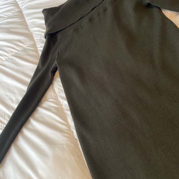 FOREVER21 Dark Green Knit Dress NWOT - Picture 7 of 8